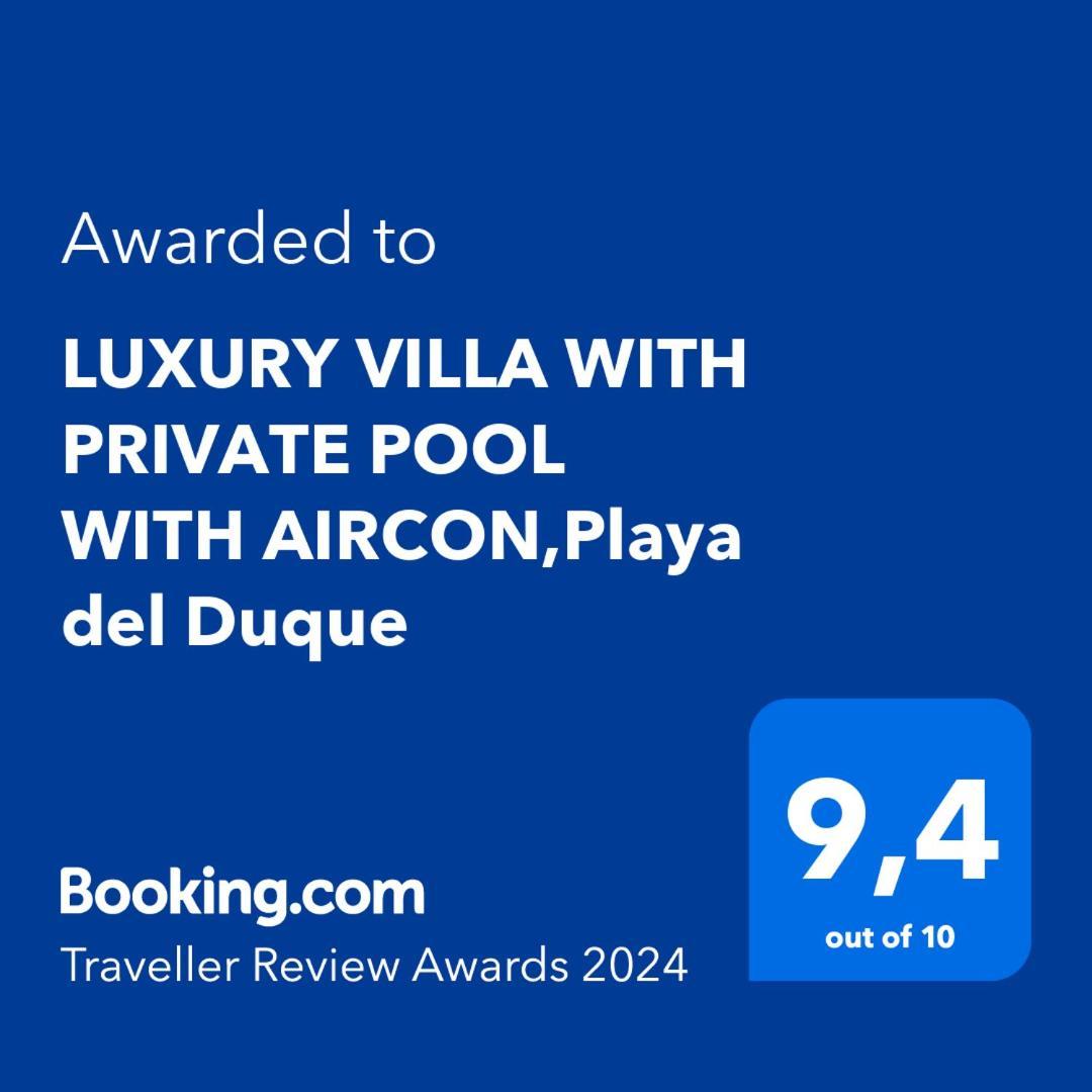 Luxury With Private Pool With Aircon,playa Del Duque Villa *